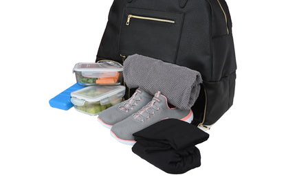 tote travel bag with compartments